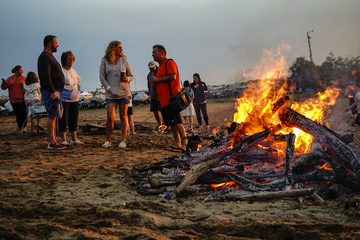 Bonfire on the beach