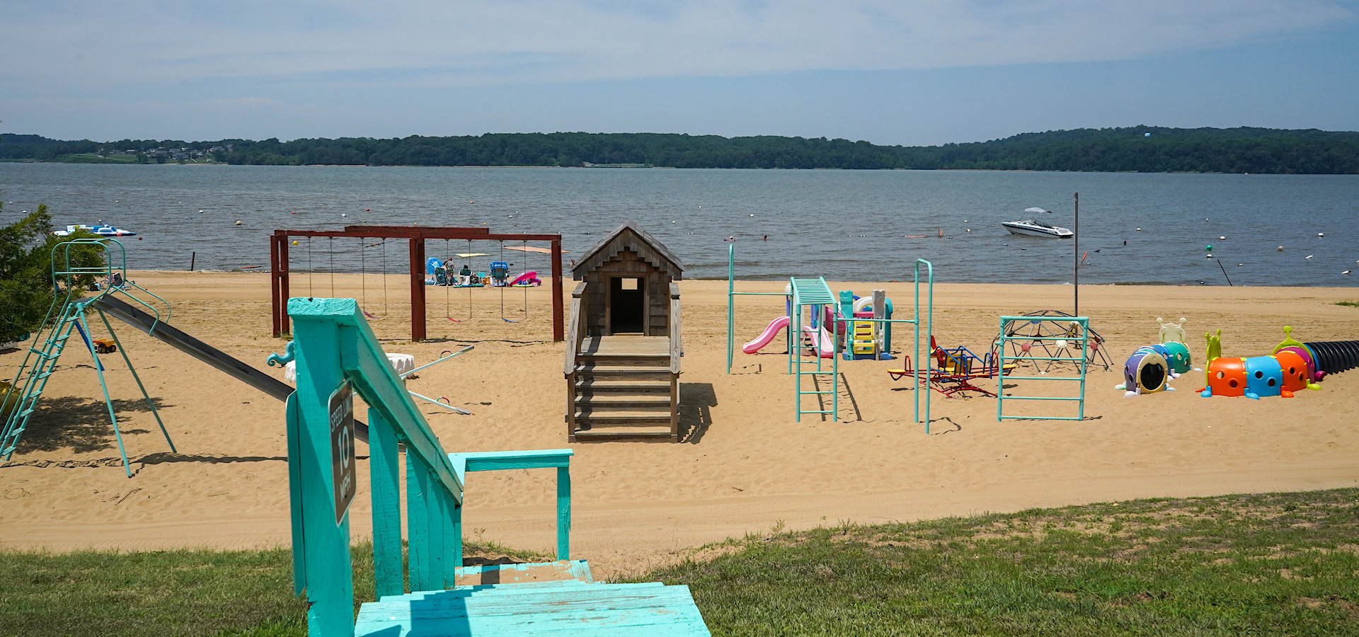 Stairs down to the beach