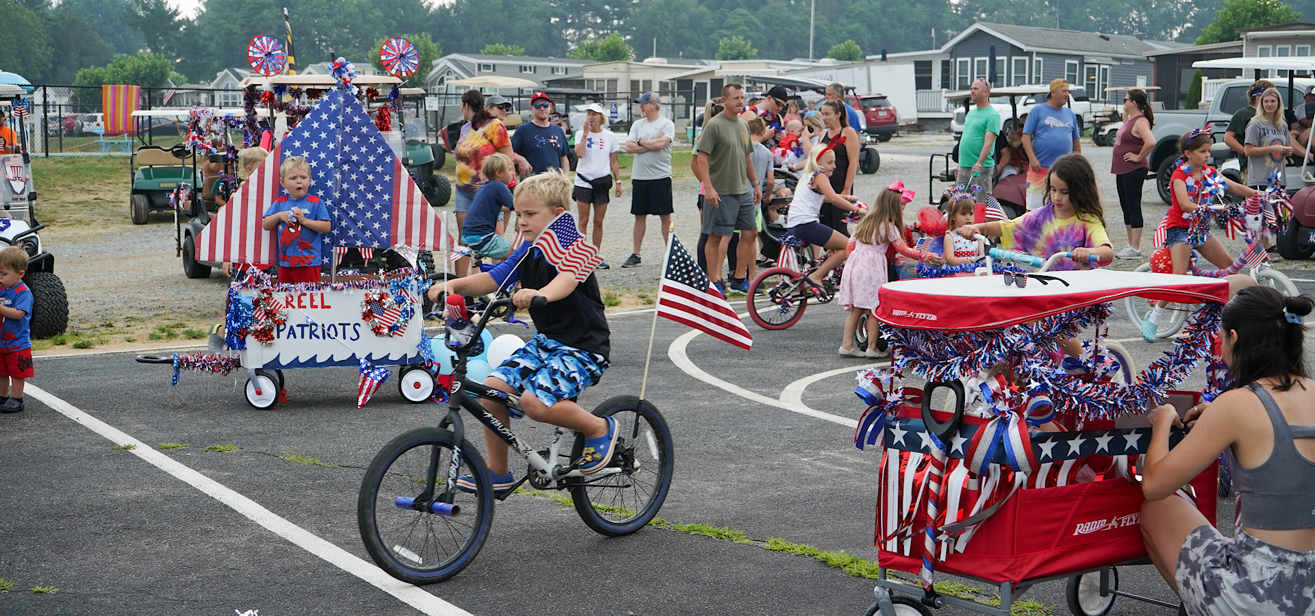 Patriots on parade